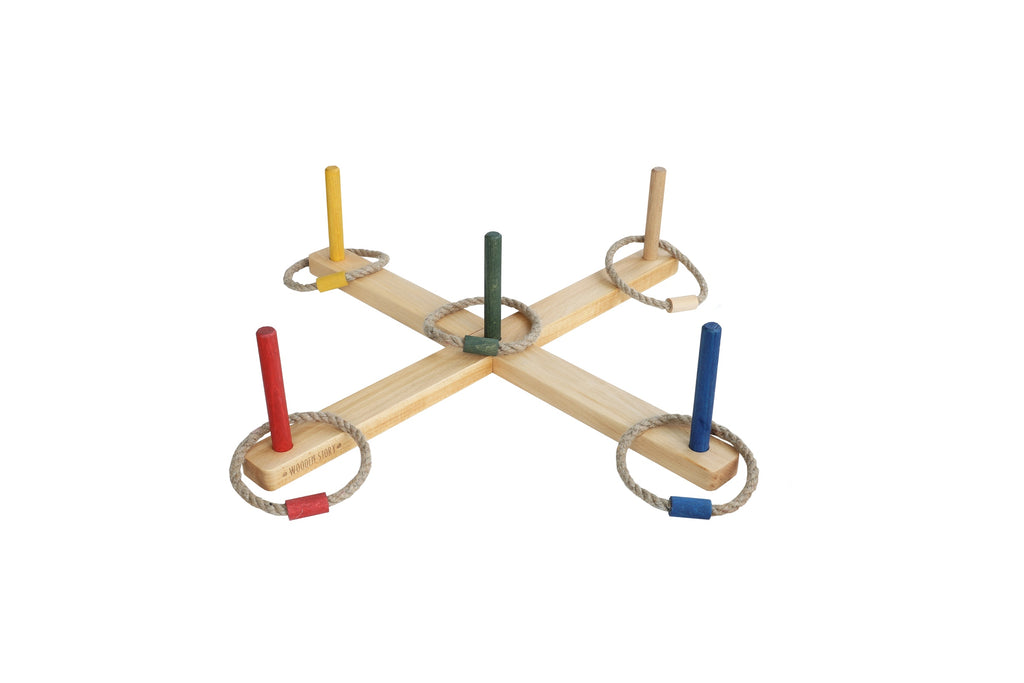 Wooden Ring Toss Game