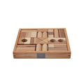 Wooden Story Natural Blocks in Tray - 30 Pieces