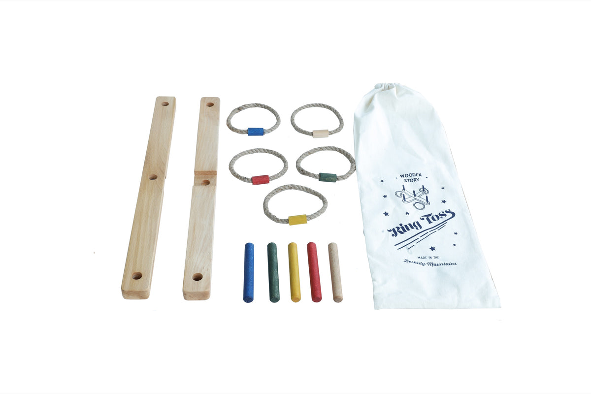 Wooden Ring Toss Game