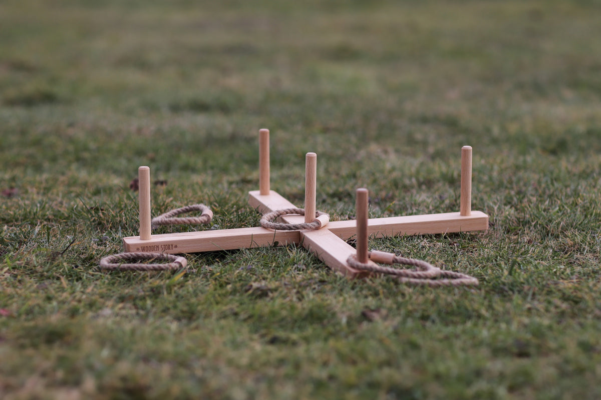 Wooden Ring Toss Game