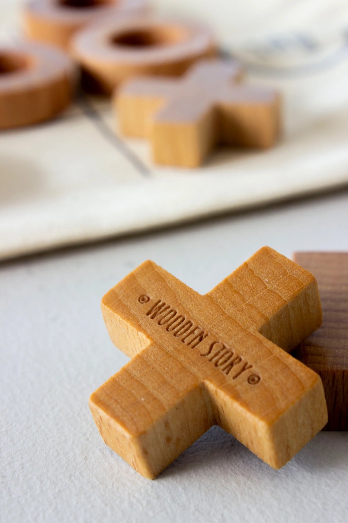 Wooden Tic-Tac-Toe Game