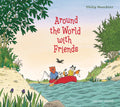 Around the World with Friends by Philip Waechter — English hardcover cover, Gecko Press