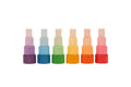 Grapat Nest Bowls stacked in six colour gradients