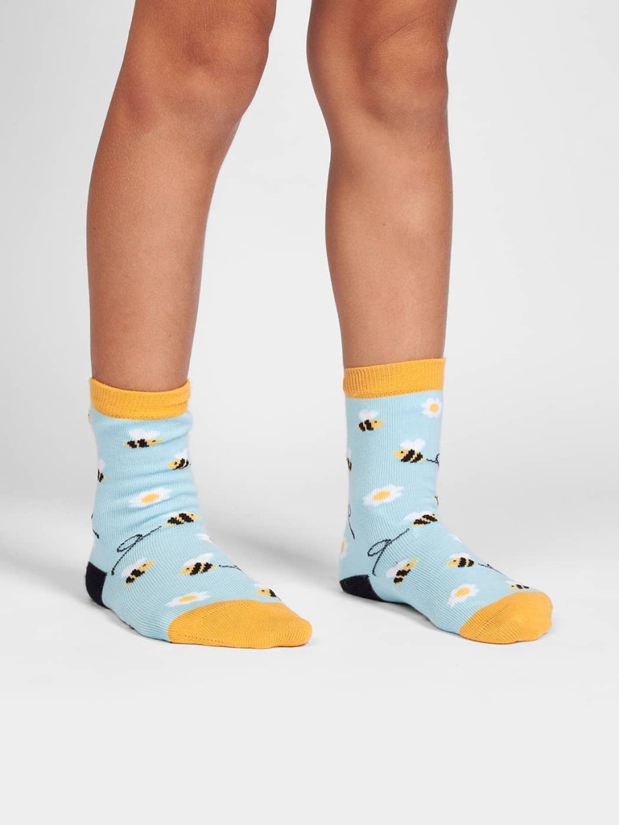 Lil Busy Bees children’s socks by DillySocks