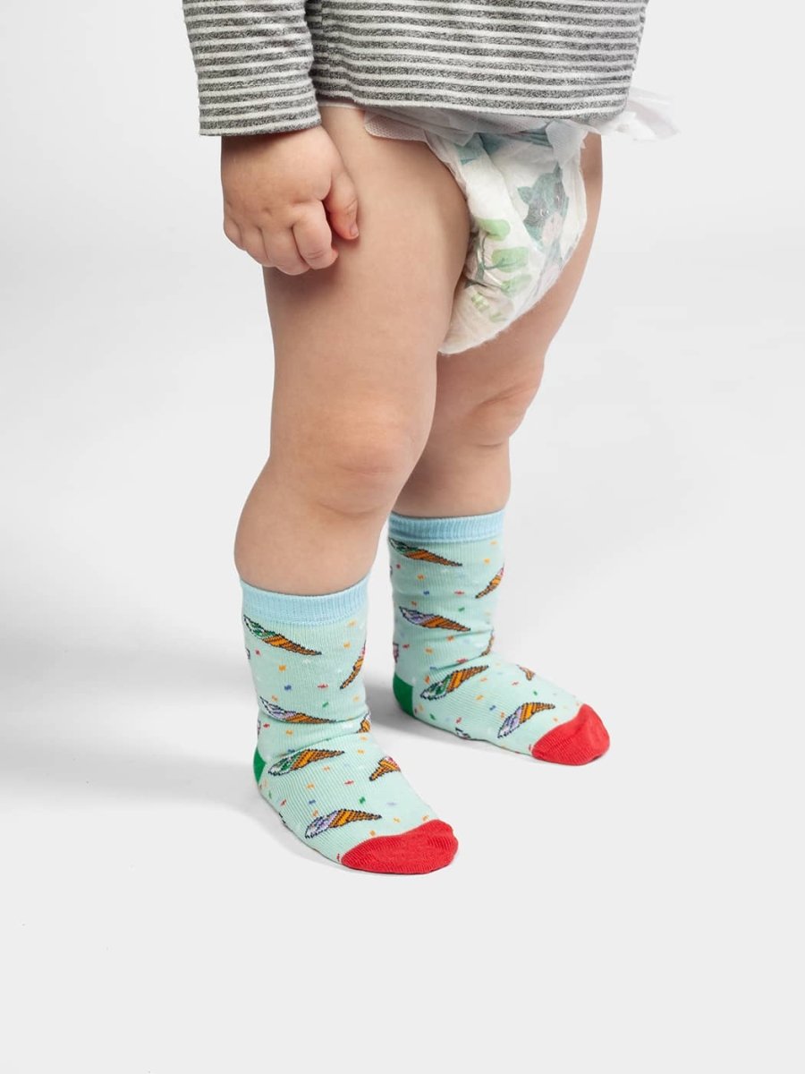 Lil Ice Cream Party children’s socks by DillySocks